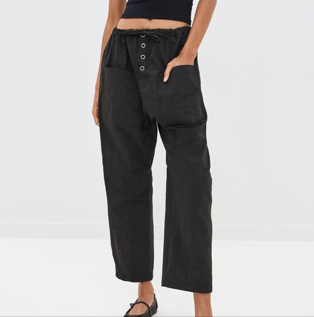Lioness Parsons Cargo Pants Barrel Leg Oversized Baggy Fit Size Small Women's